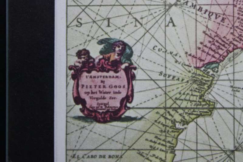 Oost Indies Map by Johannes van Keulen, 1690 - Framed Reproduction Print
