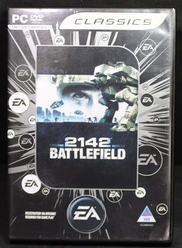 PC DVD Battlefield 2142 Classic PC Game by EA.