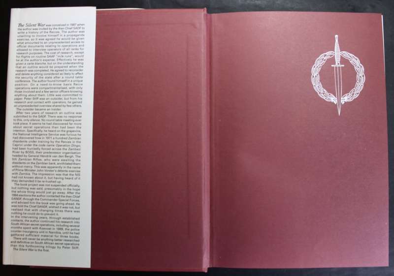 The Silent War by Peter Stiff Hardcover Book First Edition