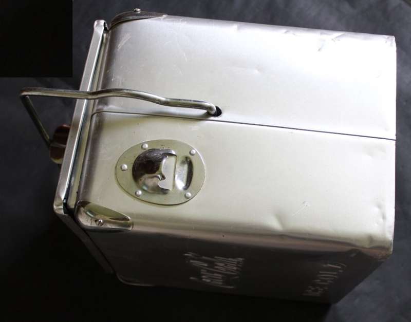 Coca-Cola and Bacardi Aluminium Ice Box with character.