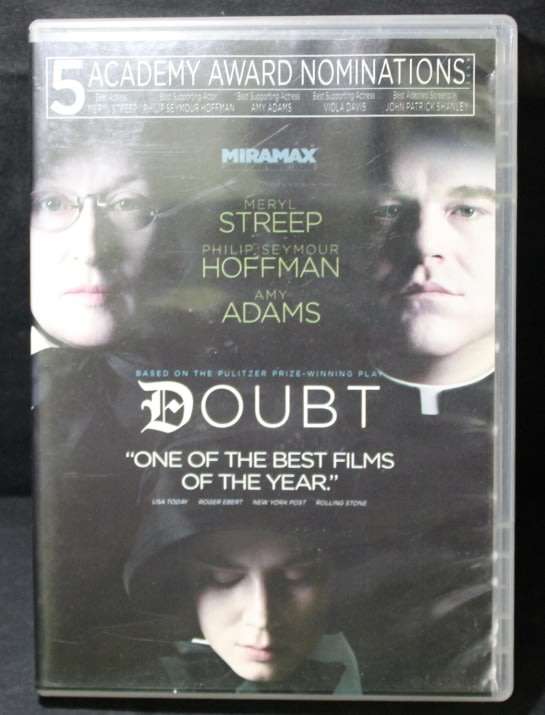 Doubt DVD with Meryl Streep.
