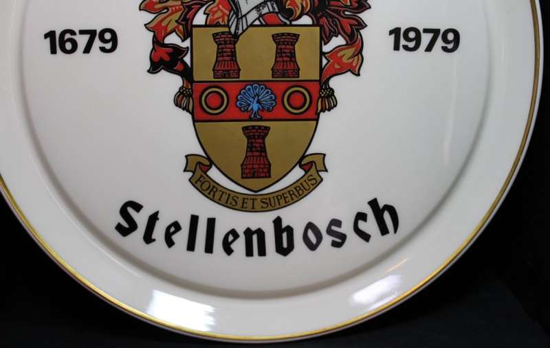 Stellenbosch 300 Year Centenary 1679 to 1979 Plate