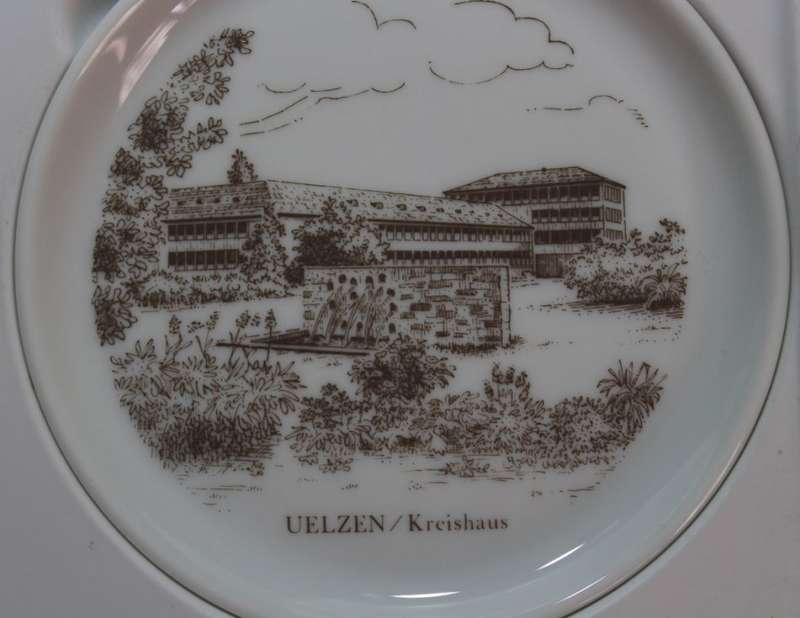 Set Of Six Furstenberg  Porcelain Butter Dishes