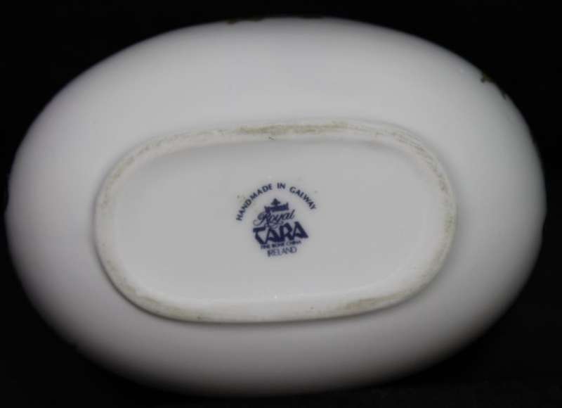 Miniature Porcelain Flower Basket by Royal Tara, Ireland