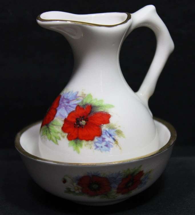 Miniature Water Jug and Bowl Made By Norfolk China