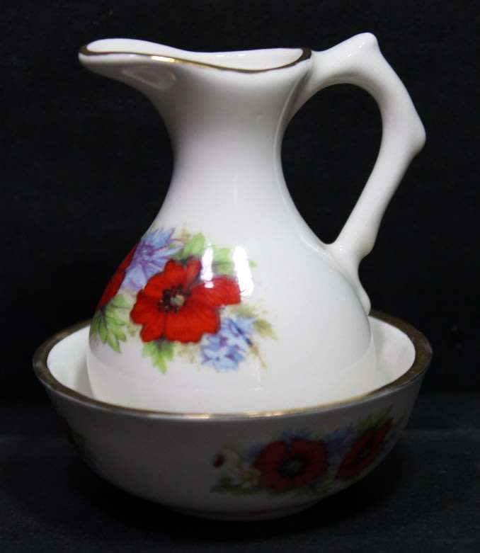 Miniature Water Jug and Bowl Made By Norfolk China