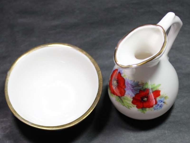 Miniature Water Jug and Bowl Made By Norfolk China