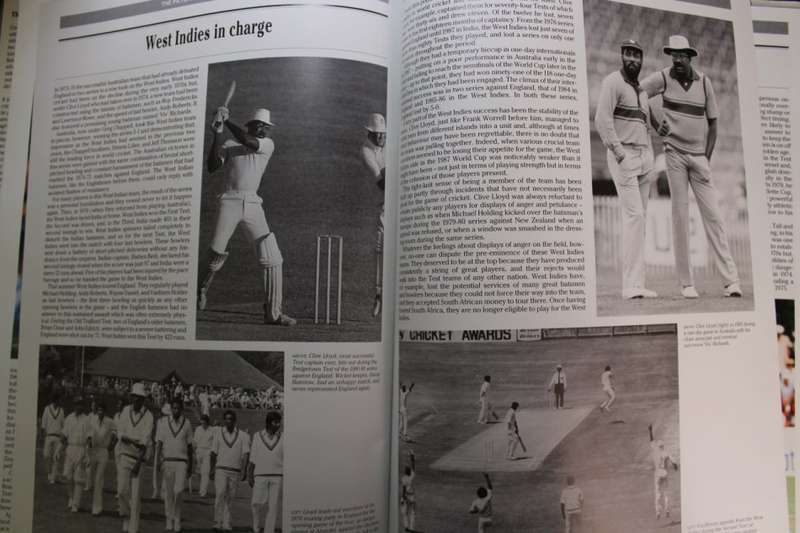 The Pictorial History of Cricket by Ashley Brown First Edition Hardcover Book 1988