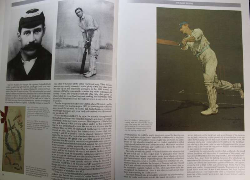 The Pictorial History of Cricket by Ashley Brown First Edition Hardcover Book 1988
