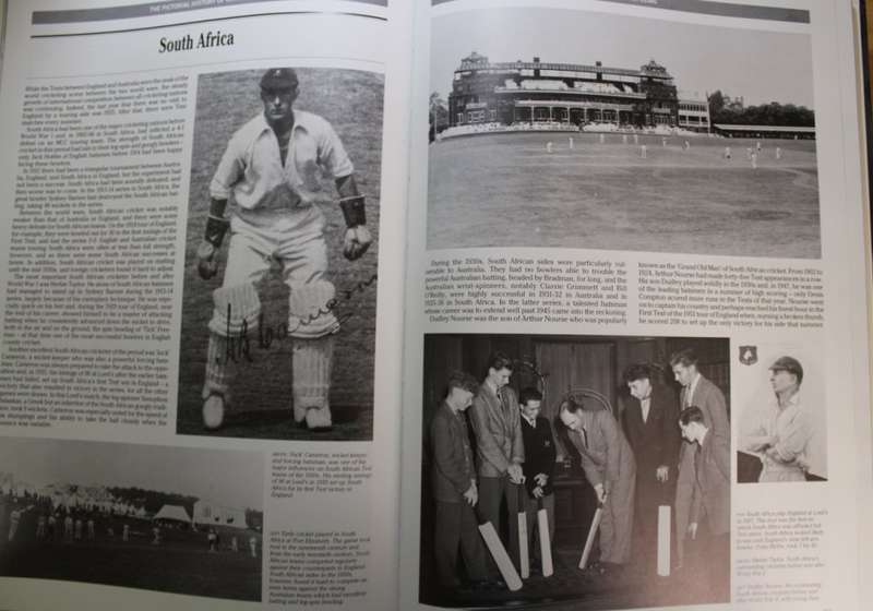 The Pictorial History of Cricket by Ashley Brown First Edition Hardcover Book 1988