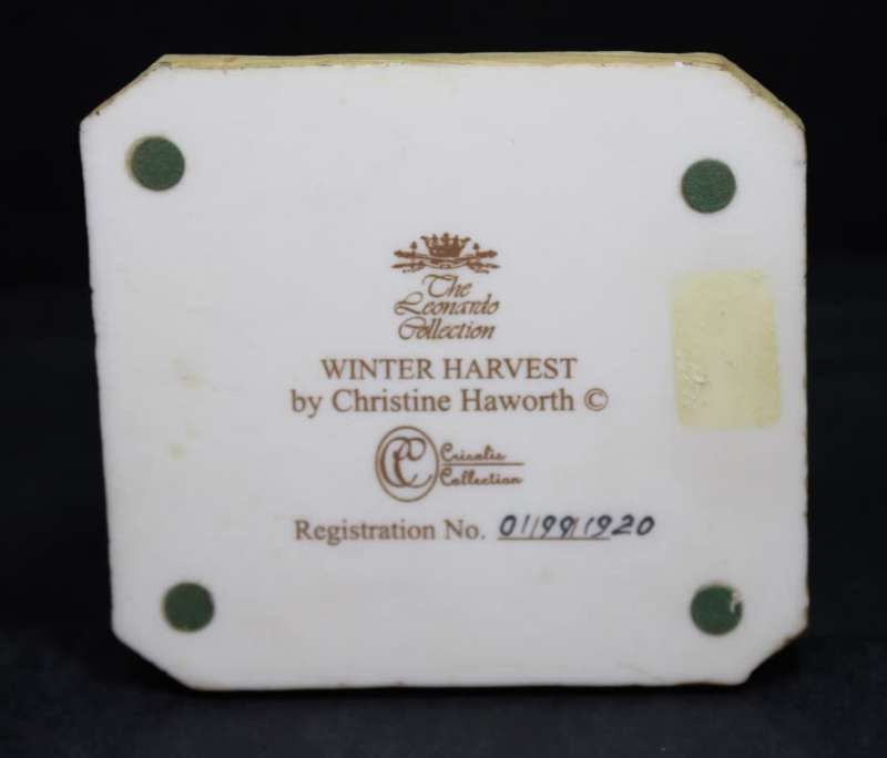 Leonardo Collection - Winter Harvest Figurine by Christine Haworth