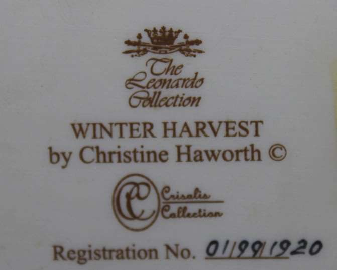 Leonardo Collection - Winter Harvest Figurine by Christine Haworth