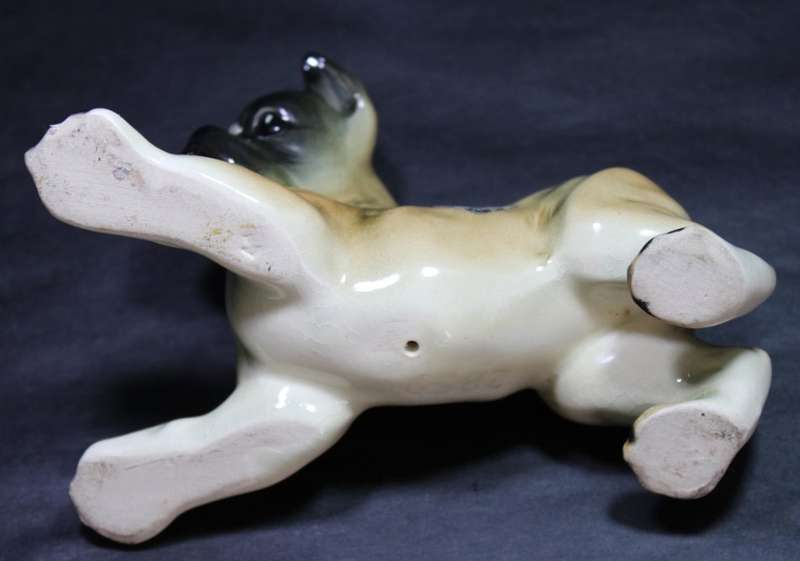 Cortendorf Boxer Puppy Porcelain Figurine