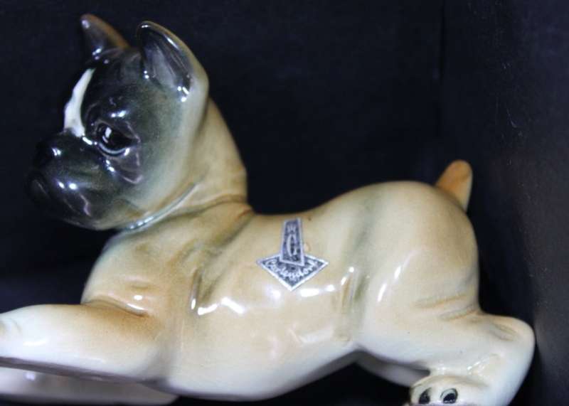 Cortendorf Boxer Puppy Porcelain Figurine