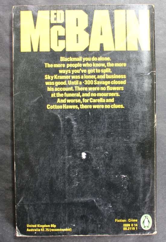 Ed McBain Killer`s Payoff an 87th Precint Novel Softcover Book