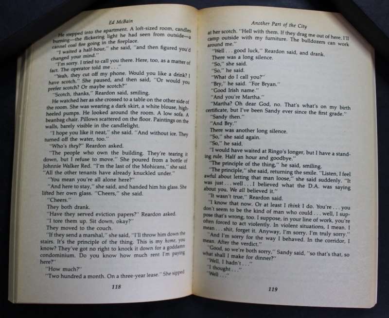 Ed McBain Another Part Of The City a 5th Precint Mystery Softcover Book