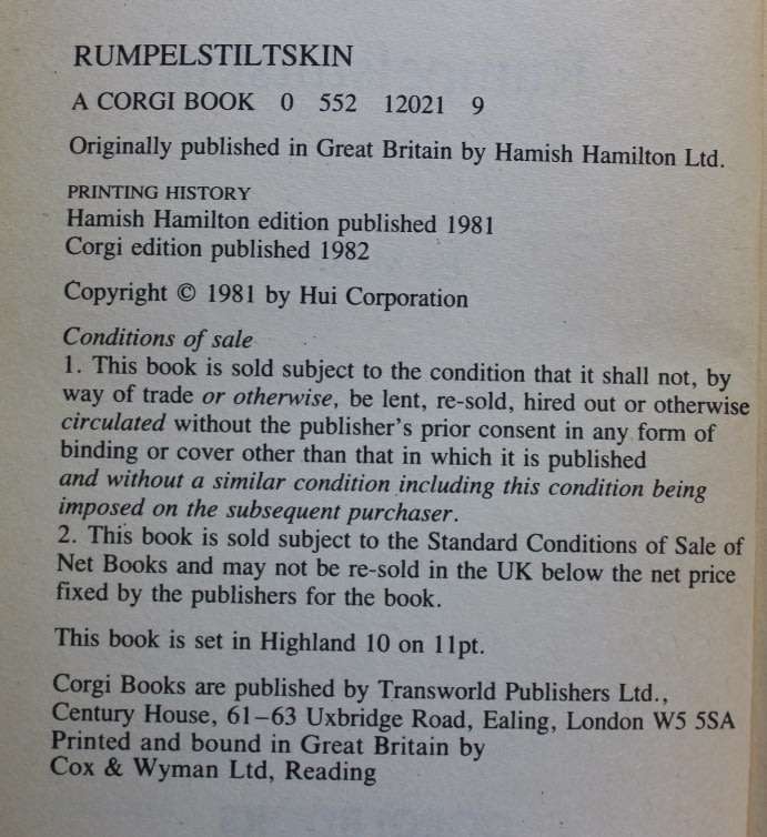 Ed McBain Rumpelstiltskin a Matthew Hope Novel Softcover Book
