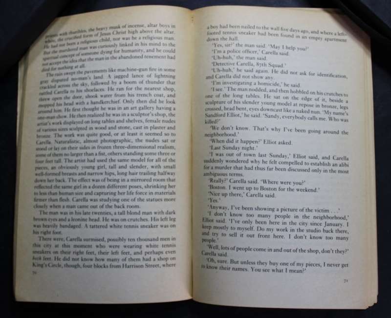 Ed McBain Let`s Hear It For The Deaf Man an 87th Precint Mystery Softcover Book