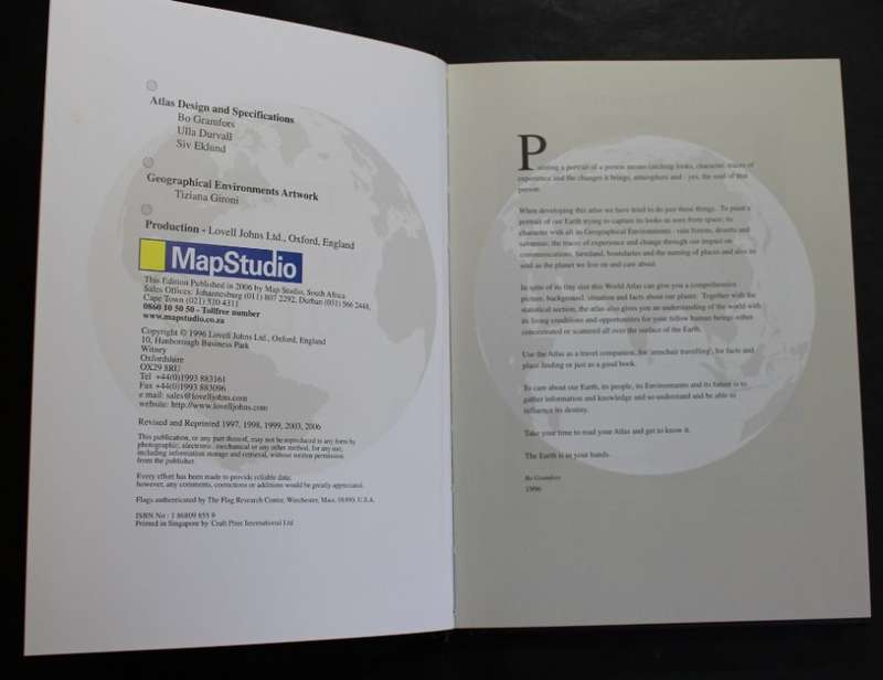 Map Studio Compact World Atlas Hard Cover Book