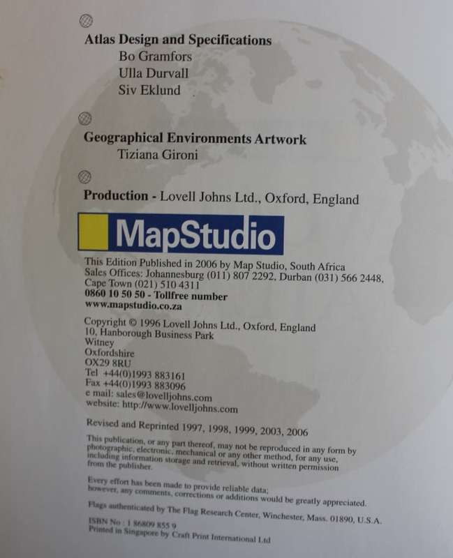 Map Studio Compact World Atlas Hard Cover Book