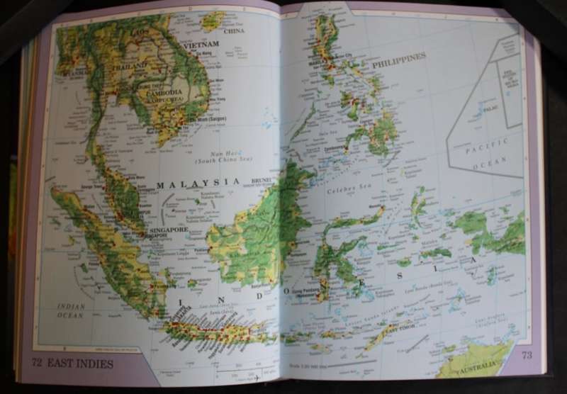 Map Studio Compact World Atlas Hard Cover Book