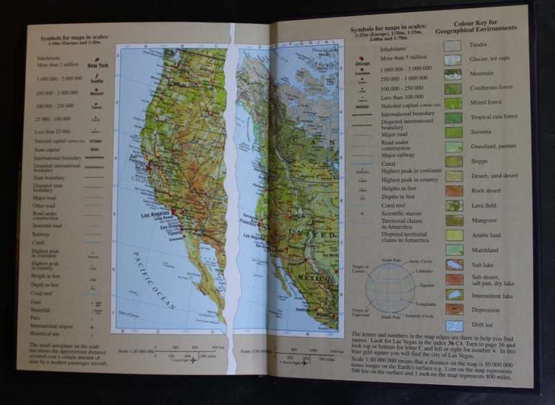 Map Studio Compact World Atlas Hard Cover Book