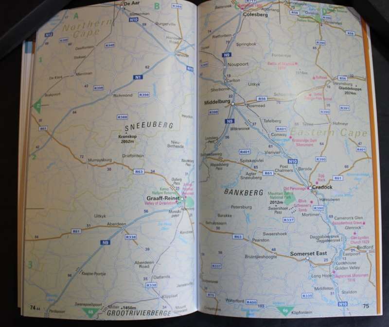 Map Studio Second Edition Western Cape Road Atlas Softcover Book