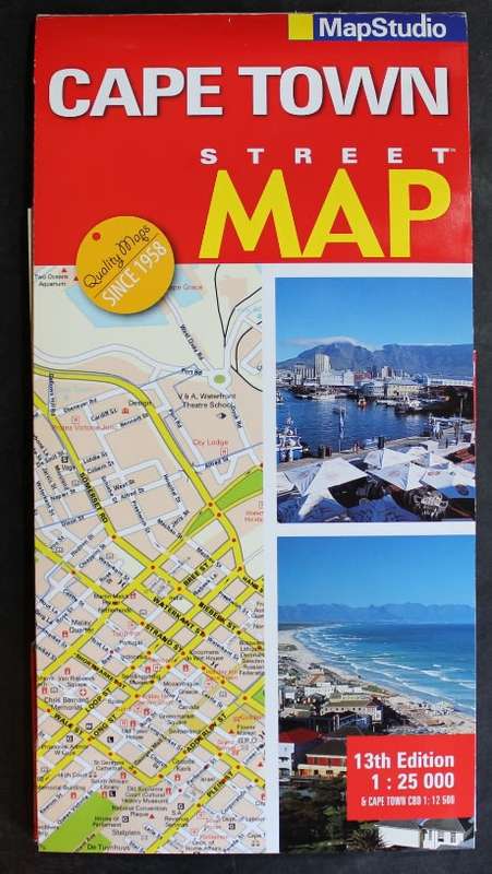 Map Studio 13th Edition Cape Town Street Folded Map