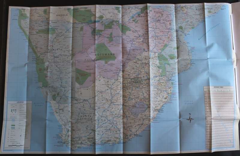 Map Studio 2nd Edition Southern Africa Folded Map