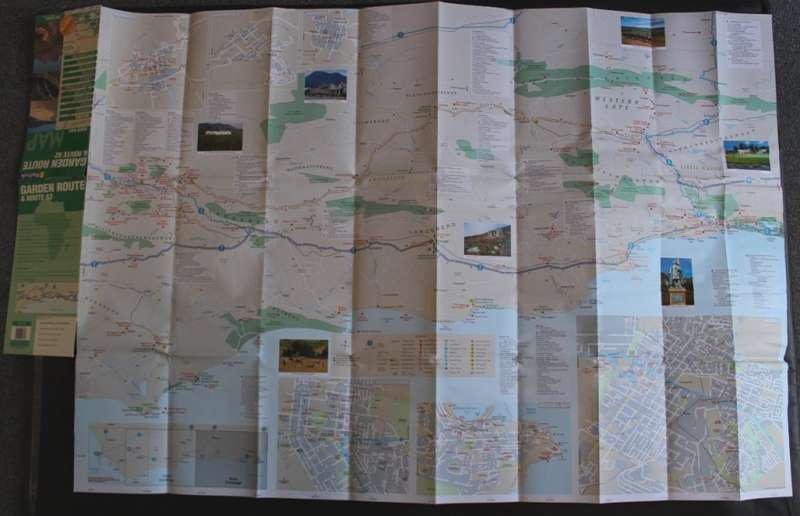 Map Studio 2nd Edition Garden Route and Route 62 Folded Road Map