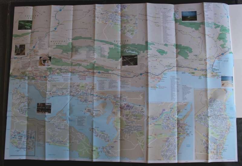 Map Studio 2nd Edition Garden Route and Route 62 Folded Road Map