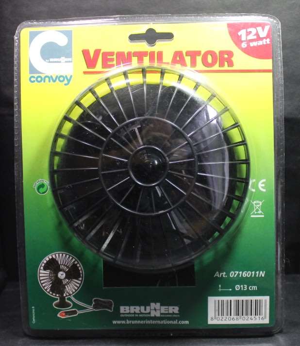 Breeze 13cm 12V Oscillating Fan by Brunner # 0716011N