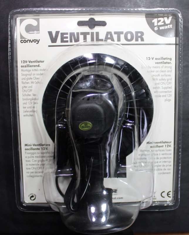 Breeze 13cm 12V Oscillating Fan by Brunner # 0716011N