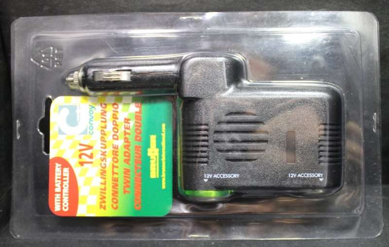 Universal Twin Adapter for Cigarette Lighter output  12V by Brunner # 7203357N