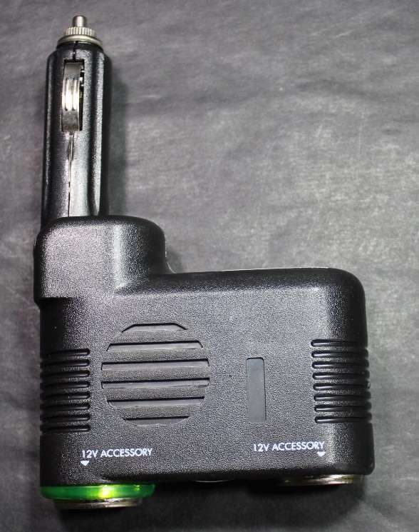 Universal Twin Adapter for Cigarette Lighter output  12V by Brunner # 7203357N