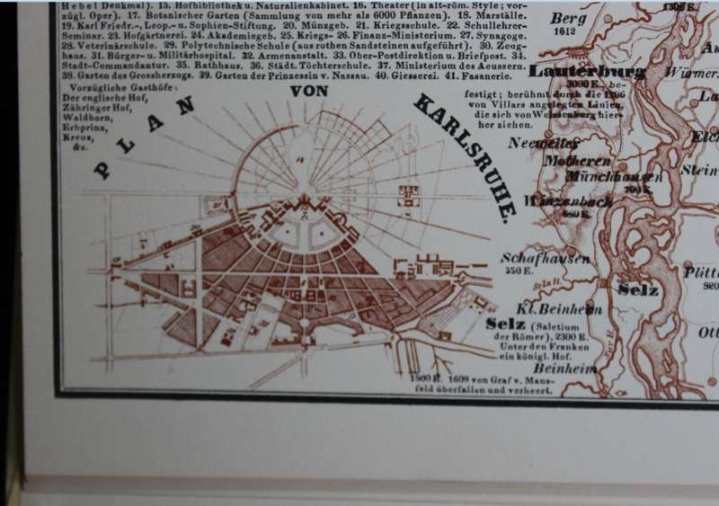 Der Rhein von den Quellen in der Schweiz Topographical Maps Atlas 1976 Reprint from Originals of 184