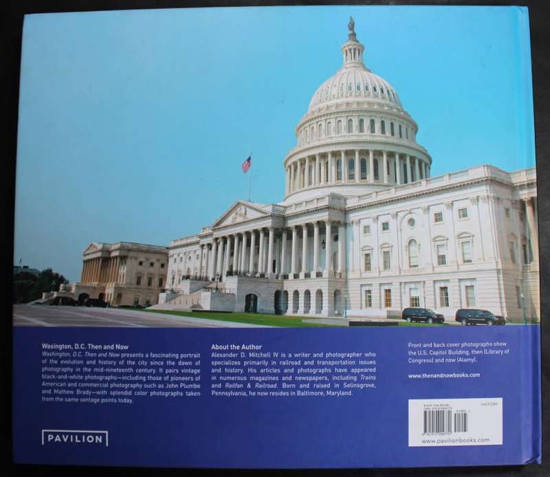 Washington DC Then and Now Hardcover Book by Alexander D Mitchell IV