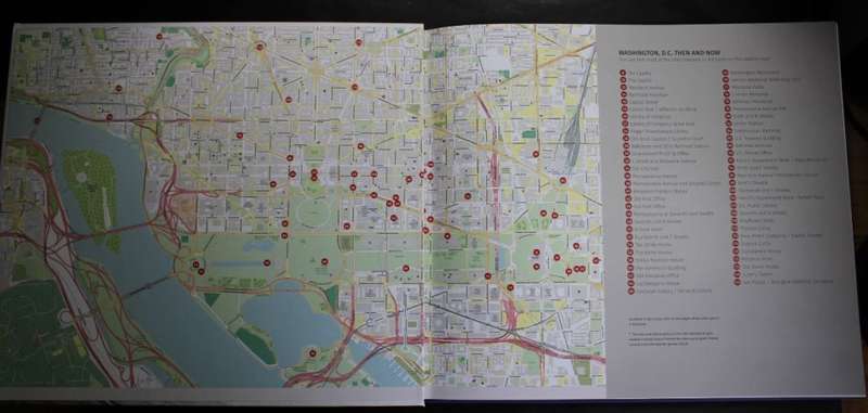 Washington DC Then and Now Hardcover Book by Alexander D Mitchell IV