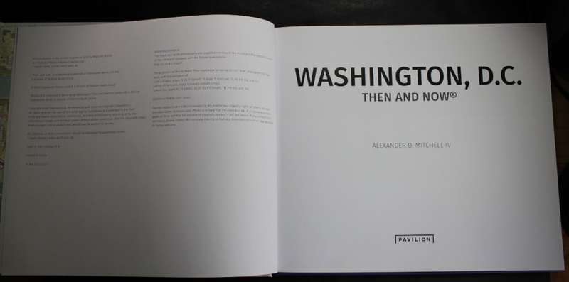 Washington DC Then and Now Hardcover Book by Alexander D Mitchell IV