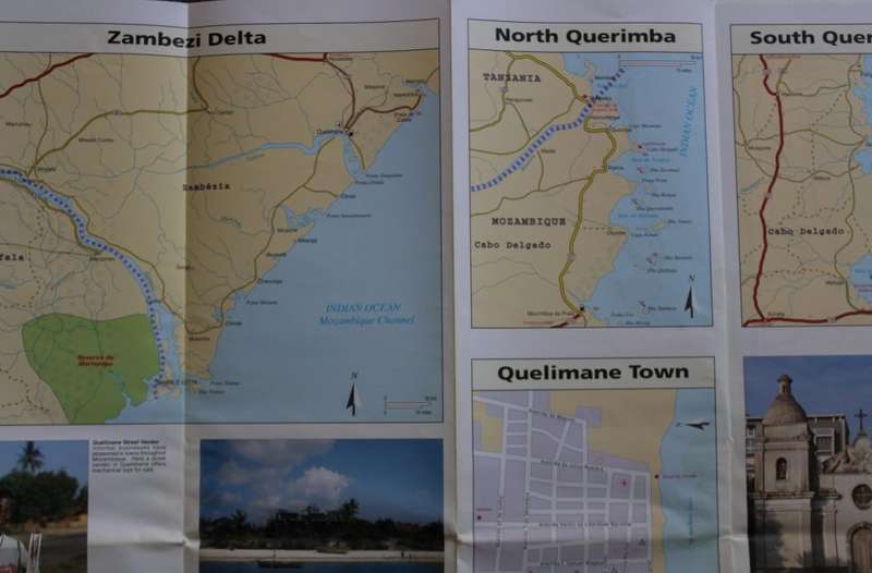 Globetrotter Folded Map of Mozambique 1997