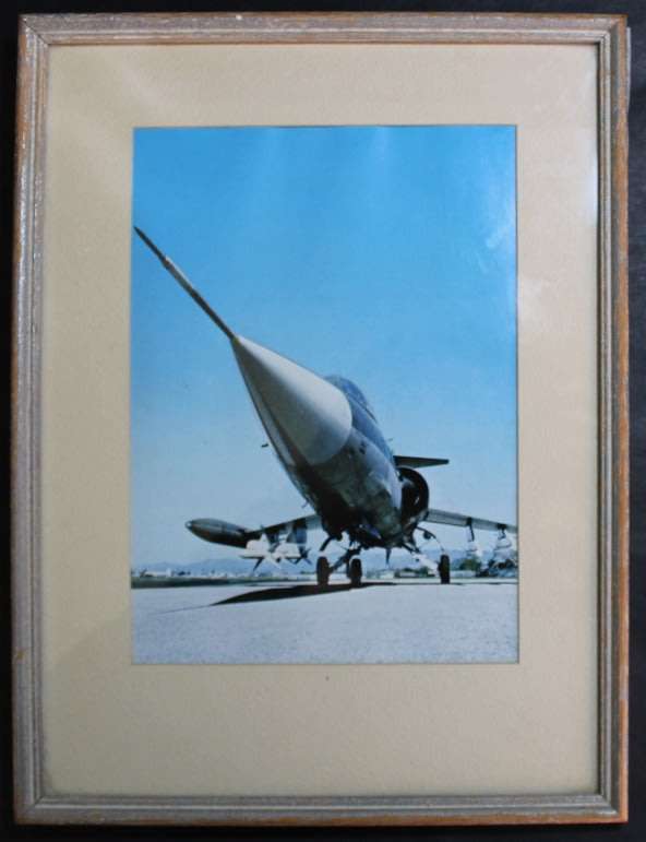 Lockheed F-104 Starfighter with Armaments Framed Colour Photo