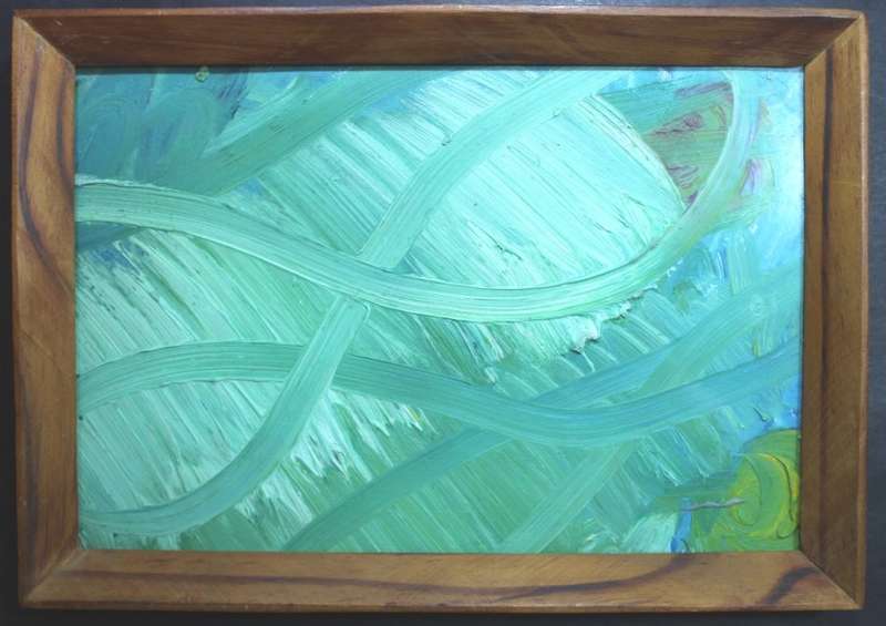 "infinity" an Original Oil Abstract Finger Painting By S Davies 1998