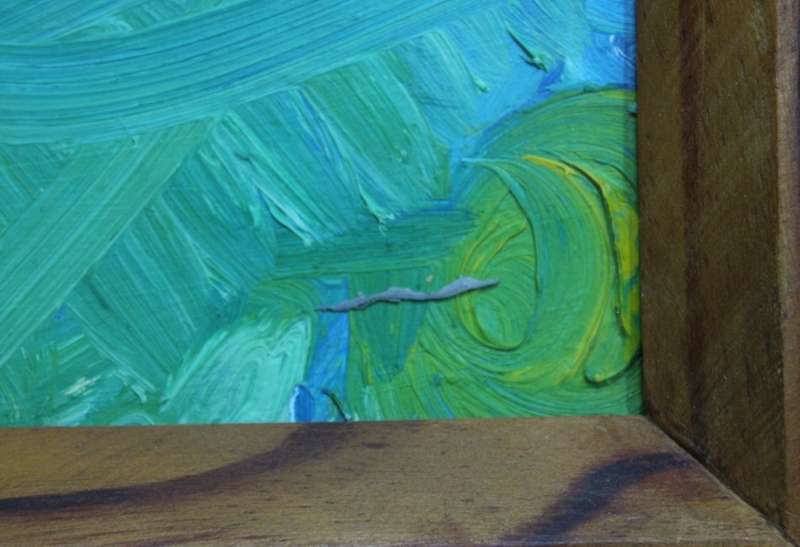 "infinity" an Original Oil Abstract Finger Painting By S Davies 1998