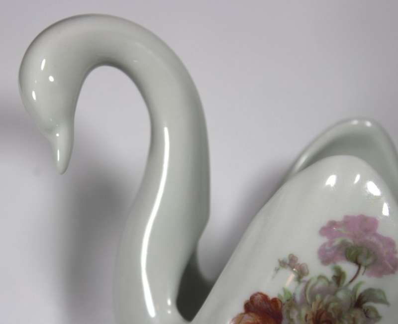 Genuine Bavaria Porcelain Ornamental Swan