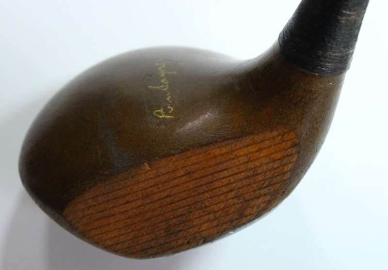 Vintage Ben Sayers D64 Gruvsol #2 Wood Driver with Leather Grip