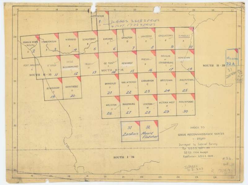 Cape Reconnaissance Maps @ 1907/1914 Set of 38 Digital Maps 16GB USB Flash Drive