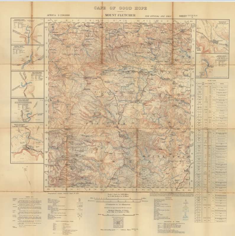 Cape Reconnaissance Maps @ 1907/1914 Set of 38 Digital Maps 16GB USB Flash Drive