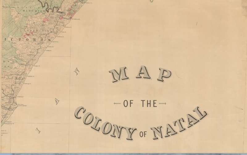 Map of the Colony of Natal 1904 4 x Maps Digital Download