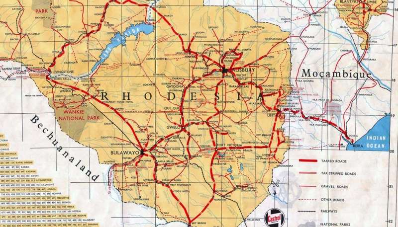 Malawi, Rhodesia & Zambia 1966 & Southern Africa National Geographic 1962 2 x Maps Digital Download