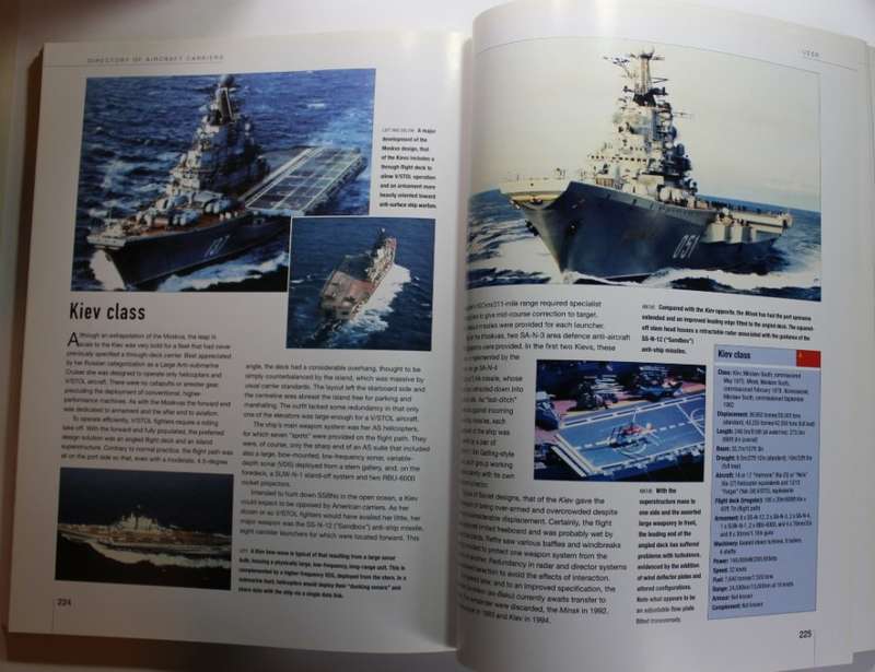 The Illustrated Guide to Aircraft Carriers of the World by Bernard Ireland Softcover Book